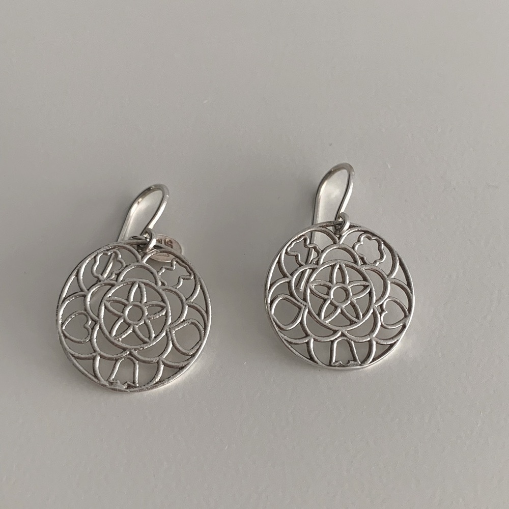 Tous Round Silver Earrings